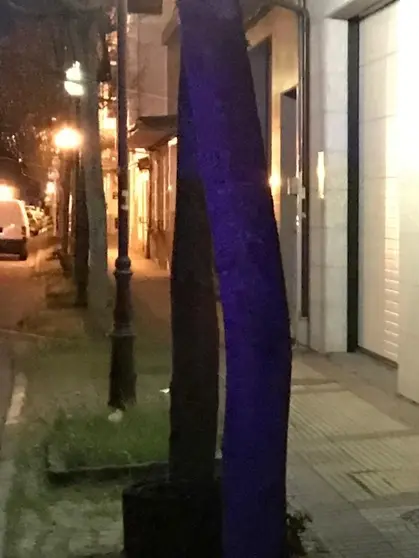 Avenida de Sousas, onde se produciron os feitos este venres pola noite.