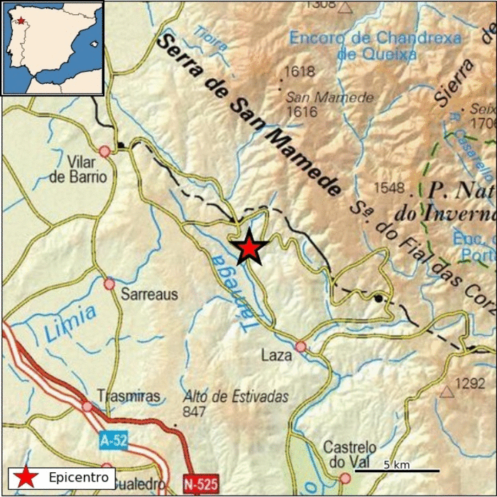 El último terremoto tuvo su epicentro a cuatro kilómetros de profundidad, muy cerca de la aldea de Naveaus.