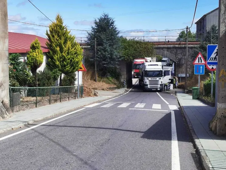 Lugar del incidente. FOTO : Xos&eacute; L. Colmenero.