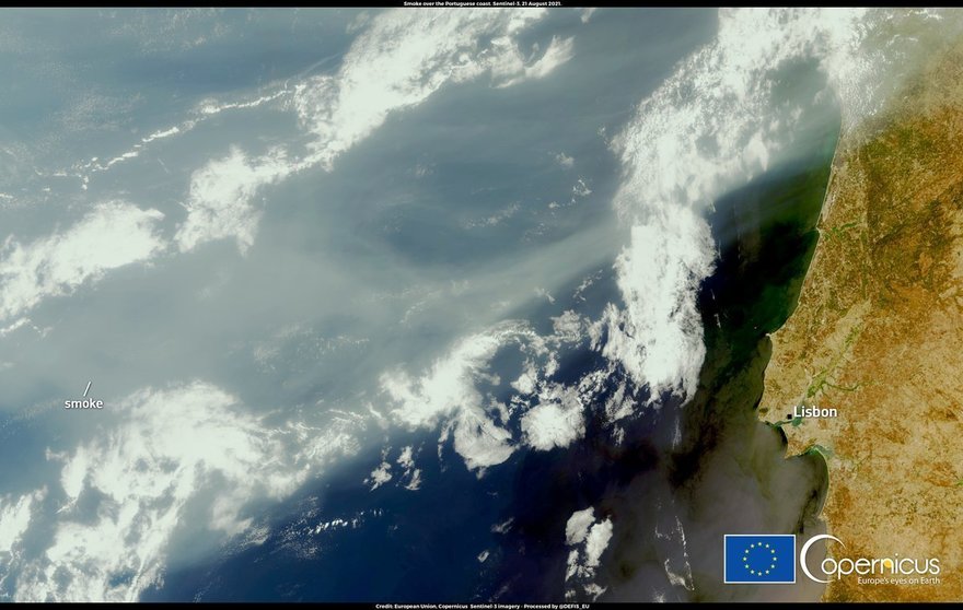 Imagen del servicio europeo de vigilancia ambiental Copernicus.