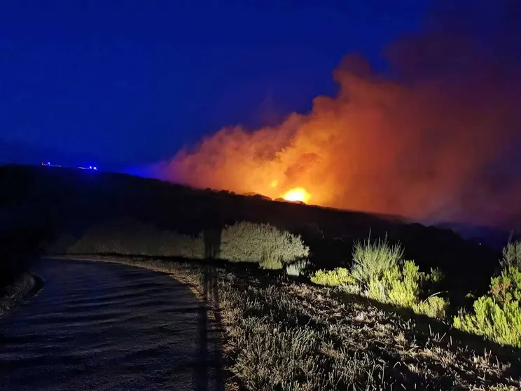Incendio durante esta campa&ntilde;a en Camba.