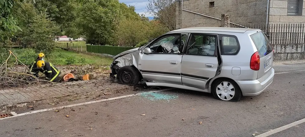 Accidente de tr&aacute;fico en Vences