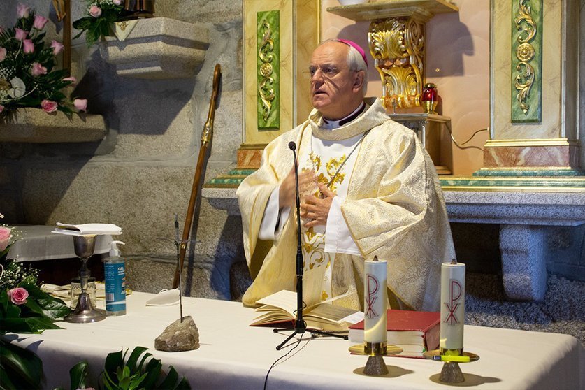 Monseñor José Leonardo Lemos, obispo de la Diócesis de Ourense. | Laura Rodríguez.