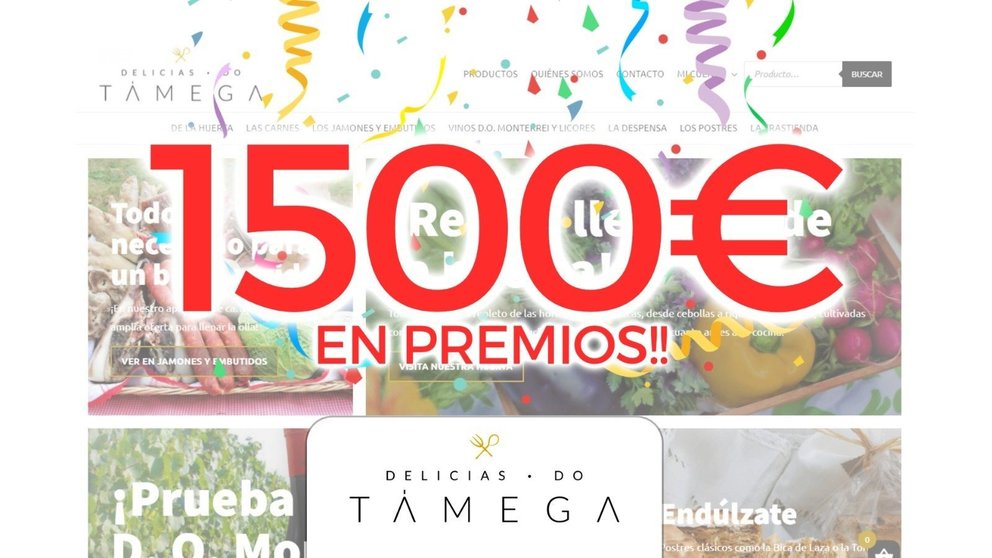 Delicias do Támega sortea 1.500 euros entre sus clientes.