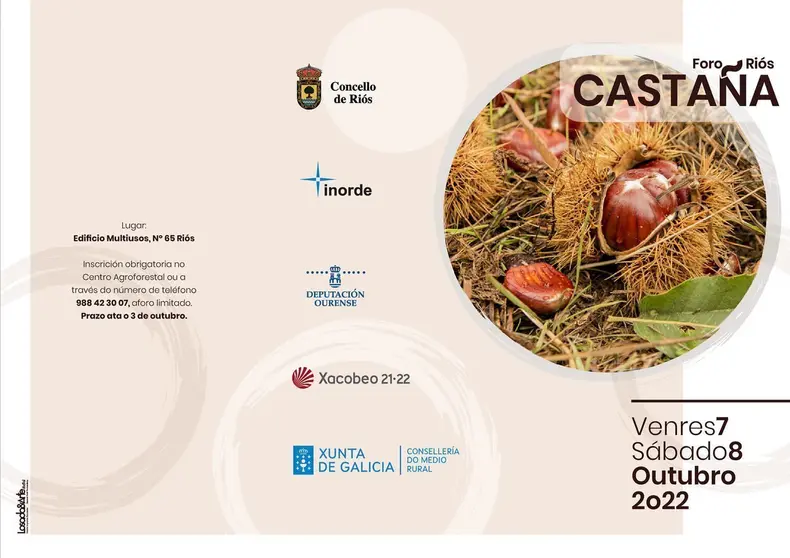 O primeiro Foro da casta&ntilde;a ter&aacute; lugar en Ri&oacute;s os d&iacute;as 7 e 8 de outubro.