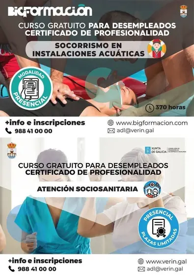 Cursos que ofrece o Concello de Ver&iacute;n para desempregados.