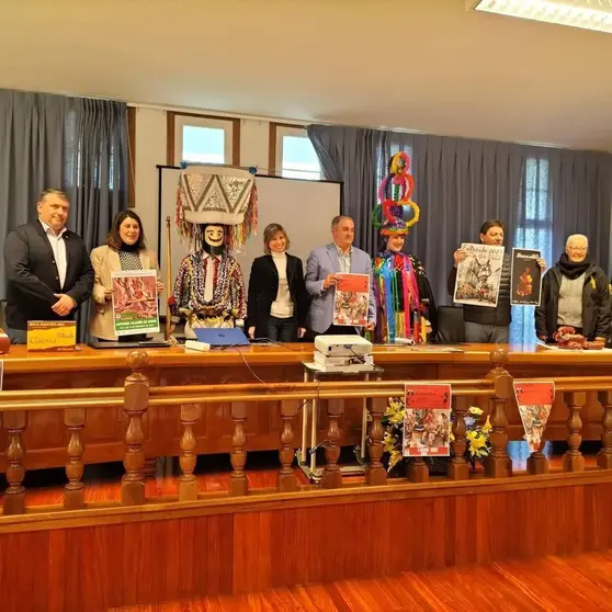Presentaci&oacute;n dos entroidos de Vilari&ntilde;o, Manzaneda e Viana, esta ma&ntilde;&aacute; na Casa do Concello de Vilari&ntilde;o.