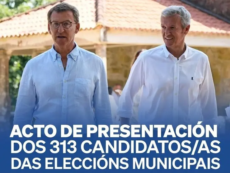 PPGalicia presentaci&oacute;n candidatos municipais 2023