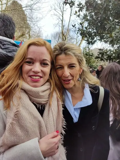 sumar galicia - mar&iacute;a gago y yolanda d&iacute;az