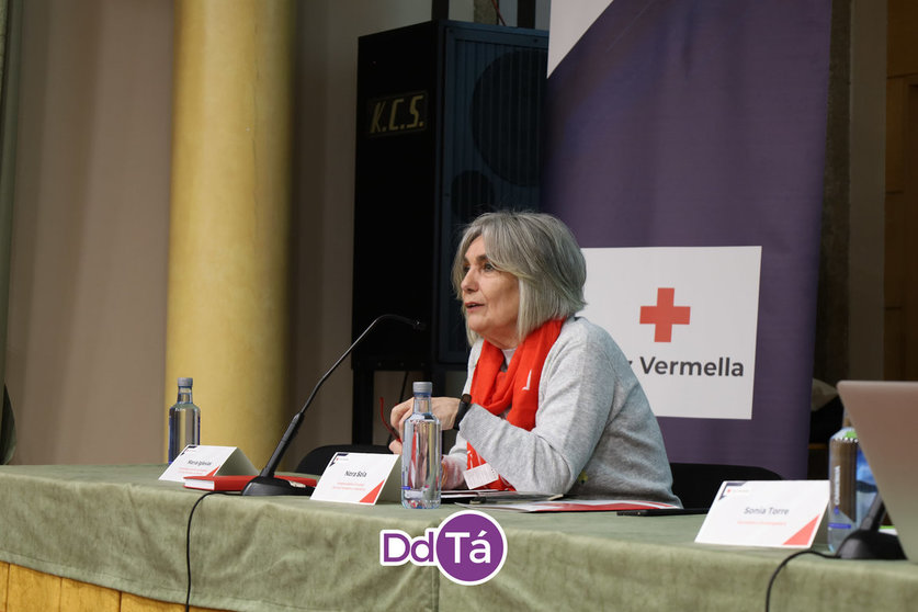 Nora Sola, presidenta comarcal de Cruz Roja en Monterrei