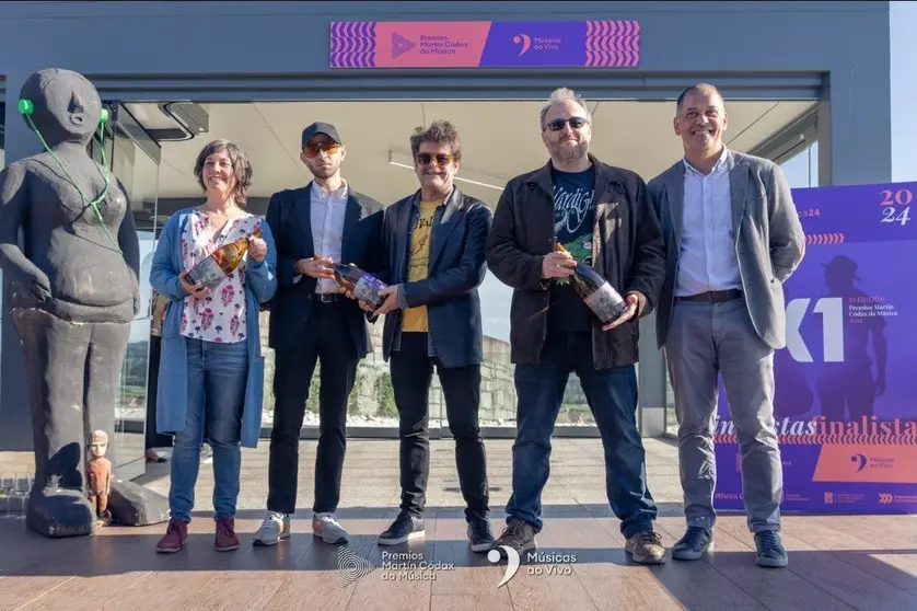 Premios mart&iacute;n c&oacute;dax da m&uacute;sica 2024, finalistas salas concertos, arca da noe, mardi grass, a pousada da galiza imaxinaria