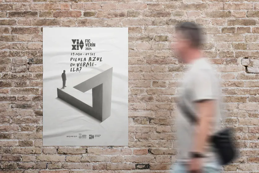 El cartel anunciador de la edici&oacute;n 2024 del FIC es obra de Patricia Portela.