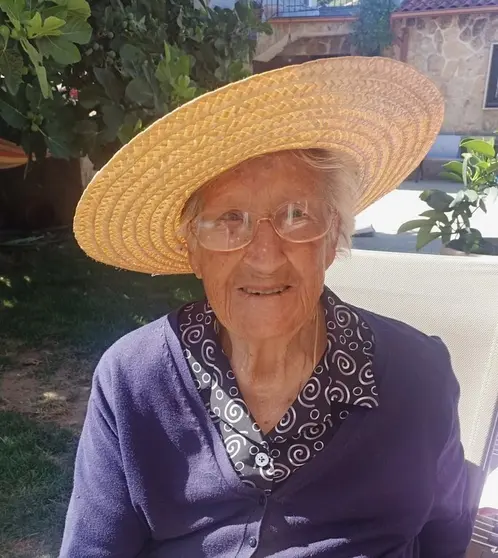 Flores Garc&iacute;a Soutelo, vecina centenaria de Estevesi&ntilde;os.