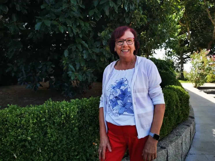 Ana Mar&iacute;a Caldelas, ya jubilada, reside hoy en &Aacute;bedes (Ver&iacute;n).
