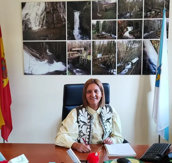 Eva Mar&iacute;a P&eacute;rez Gamote, alcaldesa de Vilardev&oacute;s.
