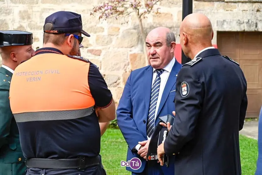 Ram&oacute;n Barreal, en la fiesta de la Guardia Civil.