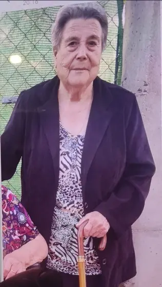 Remedios Alonso, la octogenaria desaparecida esta tarde en Ver&iacute;n.