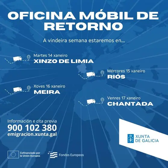 Oficina m&oacute;bil de retorno.