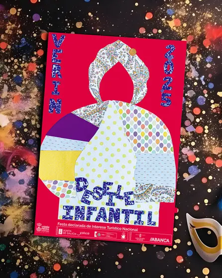 O cartel dese&ntilde;ado polos alumnos do CEIP de Medeiros.