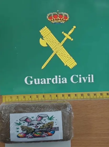 La droga intervenida al joven de 24 a&ntilde;os en Ver&iacute;n.