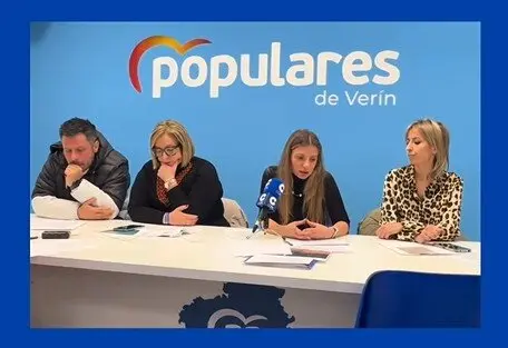 20250219 Rolda prensa PP Ver&iacute;n, Aitor &Aacute;lvarez, Beatriz Blanco, Lara da Silva, Sonia Arias