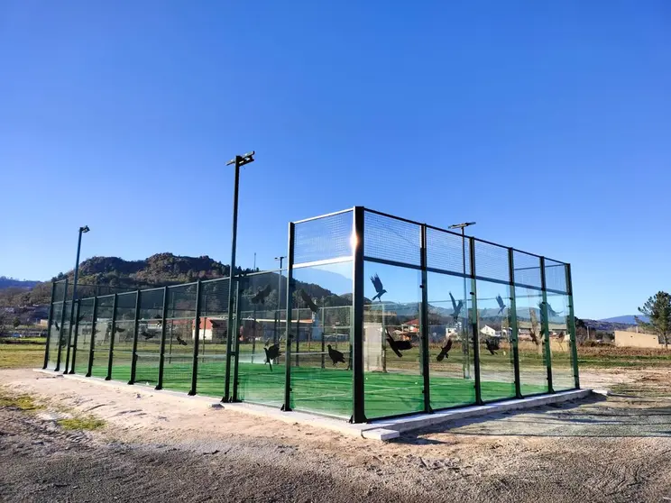 Pista de P&aacute;del en O&iacute;mbra | FOTO: Concello de O&iacute;mbra.