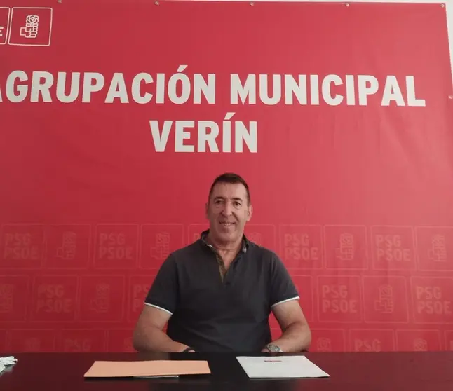 Manuel Lorenzo, tras hacerse con la secretar&iacute;a local del PSdeG de Ver&iacute;n.