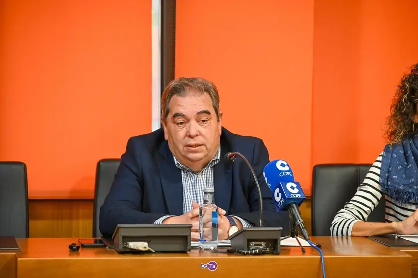 El regidor, Gerardo Seoane, en uno de los &uacute;ltimos plenos. | FOTO: Noelia Caseiro.