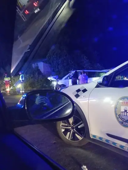 La brutal colisi&oacute;n se sald&oacute;, afortunadamente, con un herido de escasa consideraci&oacute;n.