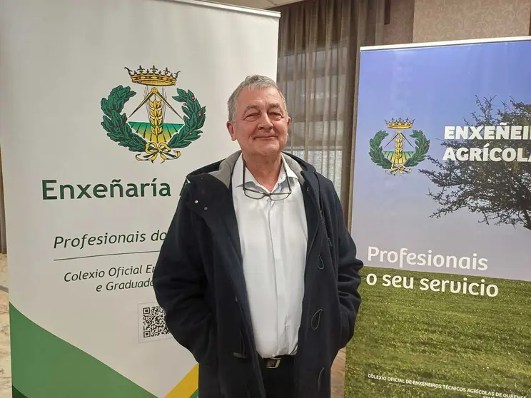 Pepe Paz, novo presidente do Colexio de Enxe&ntilde;er&iacute;a Agr&iacute;cola de Ourense.