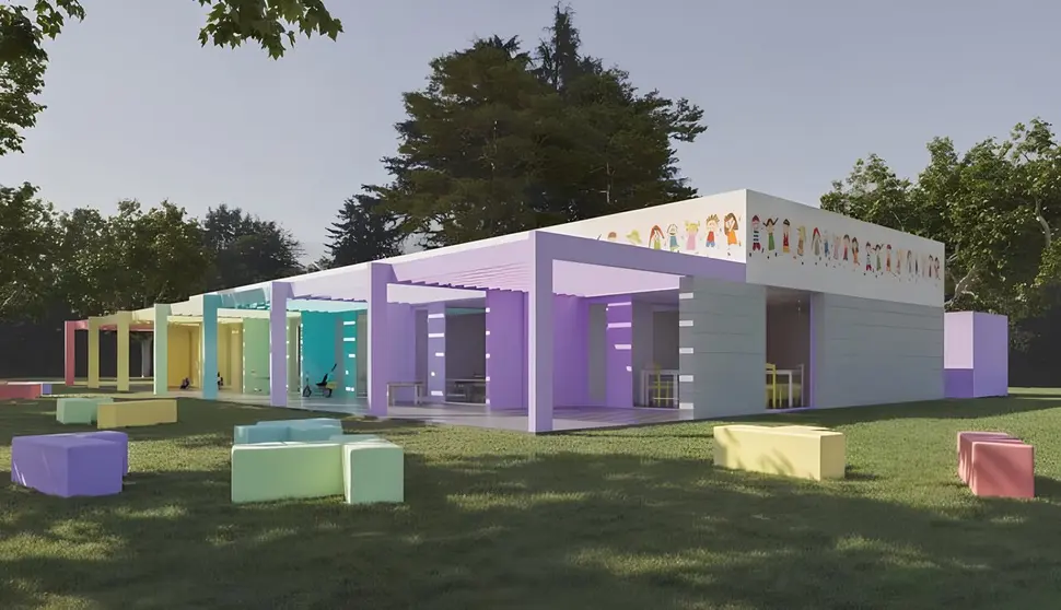 As&iacute; ser&aacute; la nueva escuela infantil proyectada por el Concello de Ver&iacute;n.