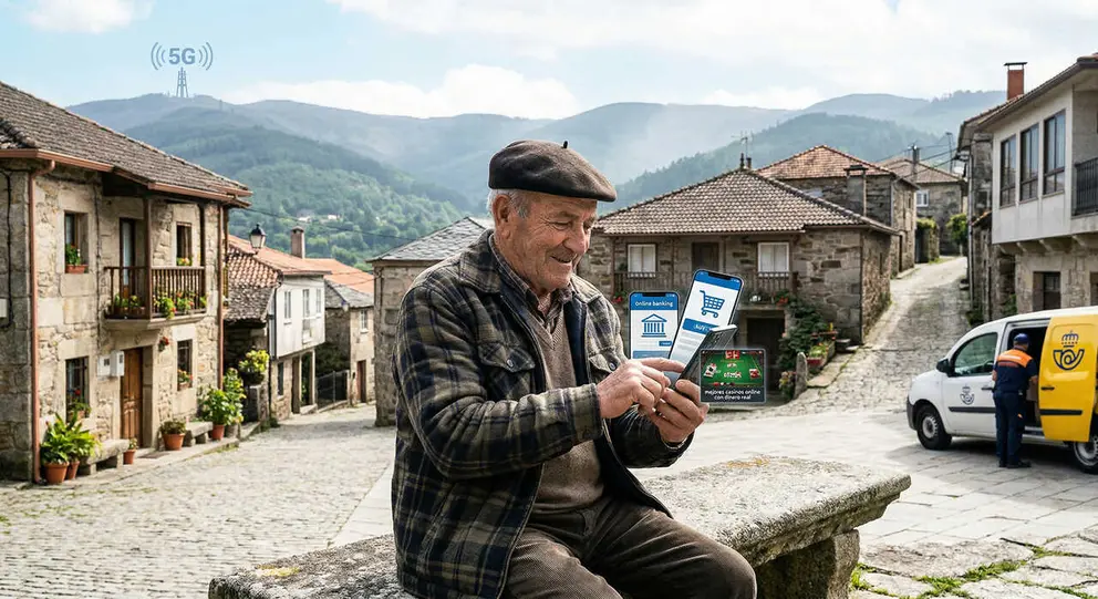 La tecnolog&iacute;a m&oacute;vil elimina fronteras: hoy, un vecino de una aldea en Ourense accede a los mismos servicios digitales que el habitante de una gran metr&oacute;polis.