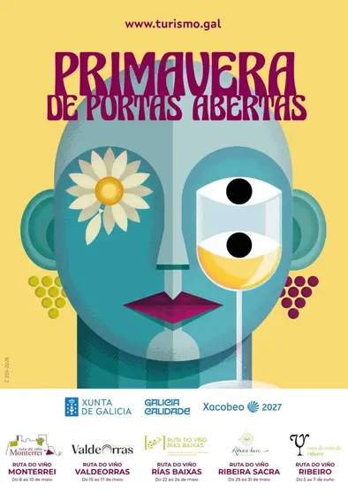 Cartel oficial de Primavera de Portas Abertas.