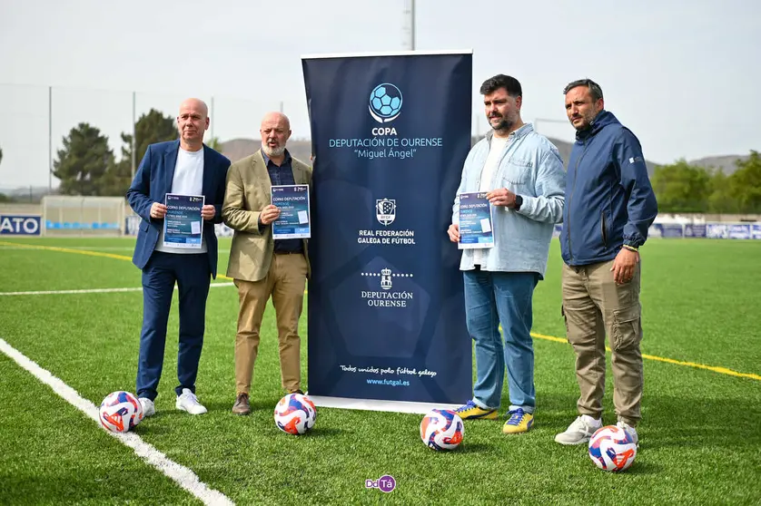 Presentaci&oacute;n oficial das finais da Copa Deputaci&oacute;n no Campo Municipal de A Granxa.