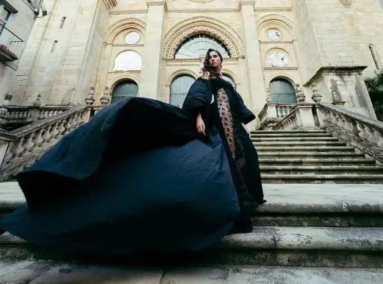 Noa RoPri, en una imagen de archivo, protagonizando la campa&ntilde;a "Moda Meiga".