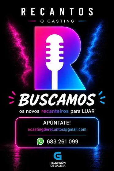 Cartel promocional da nova edici&oacute;n de 'Recantos: O Casting'.