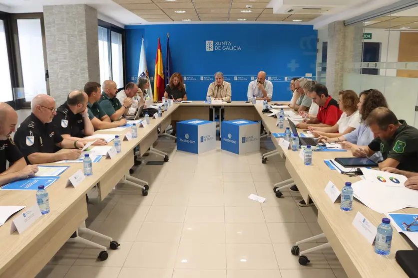 Manuel Pardo presidiu a  Comisi&oacute;n Provincial de Coordinaci&oacute;n Policial contra os incendios forestais.