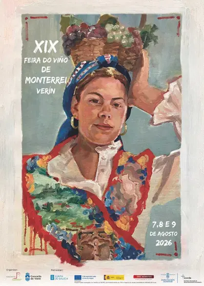 Cartel de la nueva edici&oacute;n de la feria del vino de Monterrei.