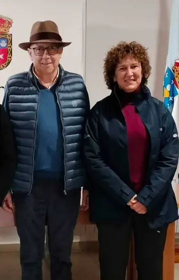 Vicente G&oacute;mez, coa rexedora do Ri&oacute;s, Eva Barrio L&oacute;pez.