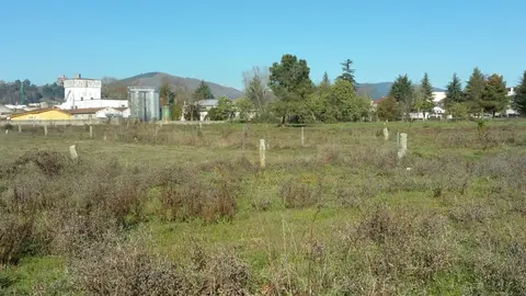 Terrenos en los que se levantar&aacute; el futuro parque de Fontenova.