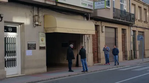 Instalaciones del Tanatorio La Paz, en el que se vela el cuerpo de Amandio Pereira.