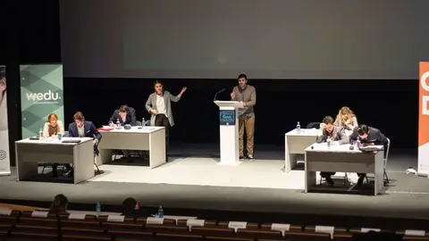 Una de las rondas que tuvo lugar en la sala principal del auditorio. (FOTOS: IRIS JUSTO)