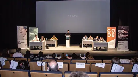 Un momento de la final del primer torneo de debate Vila de Ver&iacute;n (FOTO: IRIS JUSTO).