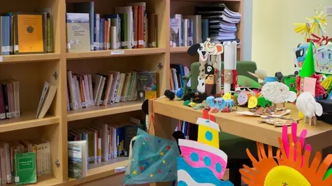 manualidades na biblioteca de Ver&iacute;n