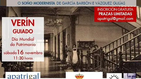 Cartel xornada so&ntilde;o gul&iacute;as e barb&oacute;n baixa