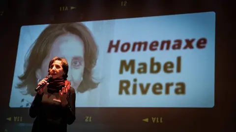 Homenaxe &aacute; actriz galega, Mabel Rivera. | FOTO: &Iacute;&ntilde;igo Rol&aacute;n Taboada