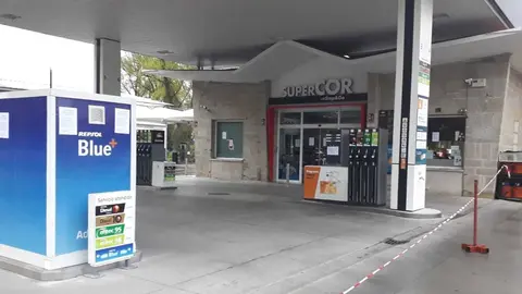 La gasolinera del barrio de San L&aacute;zaro permanece cerrada desde este lunes.