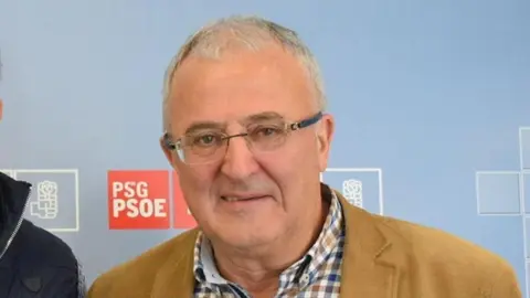 O alcalde de Laza, o socialista Jes&uacute;s Blanco Conde.
