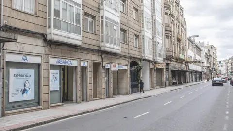 Oficina central de Abanca en Luis Espada, de Ver&iacute;n.