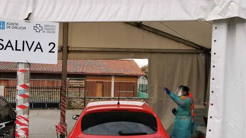 Recollida de mostras no toural de Ver&iacute;n. | FOTO: Xos&eacute; Lois Colmenero.